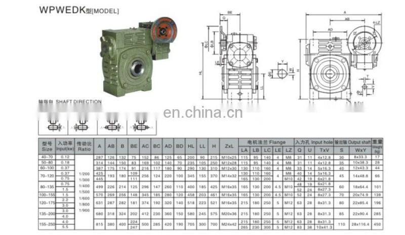 WPWEDK bicycle planetary gear reducer 80-135
