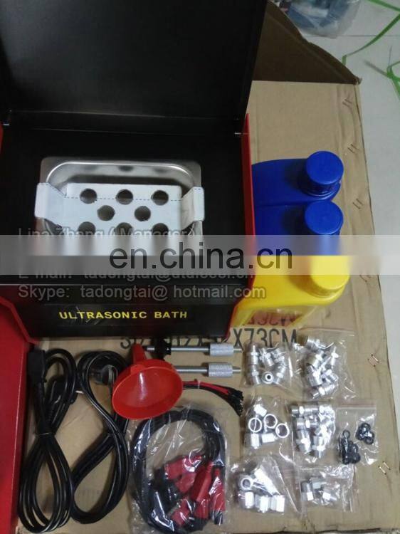 Fuel injector tester with ultrasonic cleaner QCM200