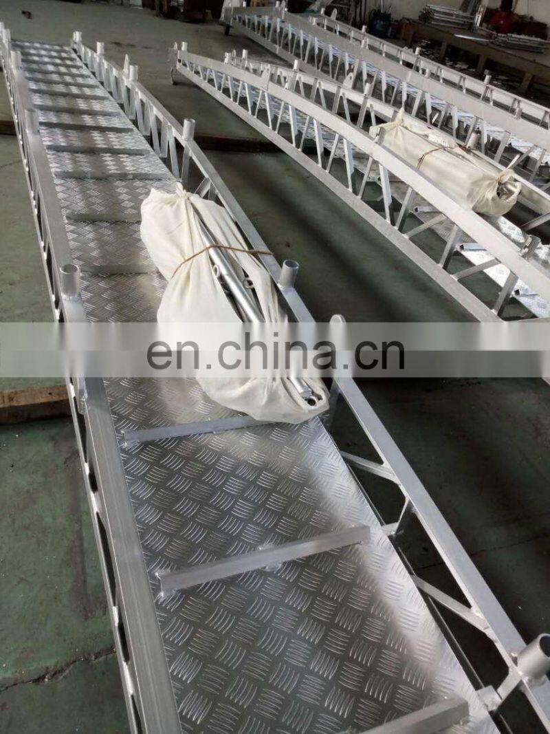 CCS ABS BV Customized Marine Aluminum Alloy Wharf Ladder