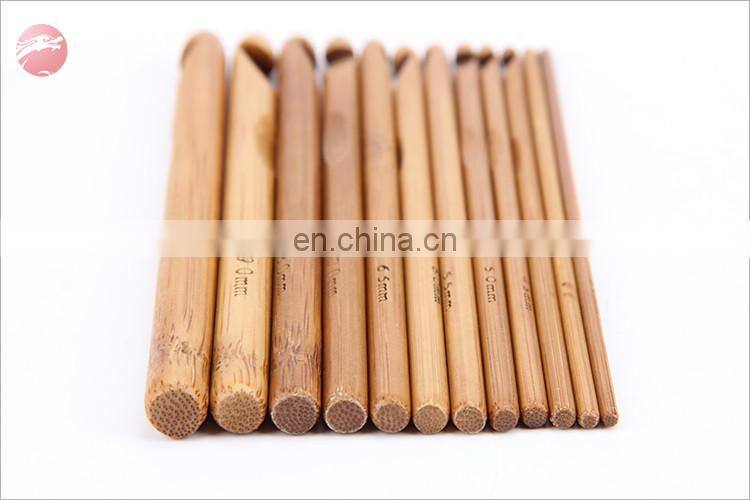 20pcs/set Bamboo Crochet Hook Set Aluminium Knitting Needles for sweater weave tools