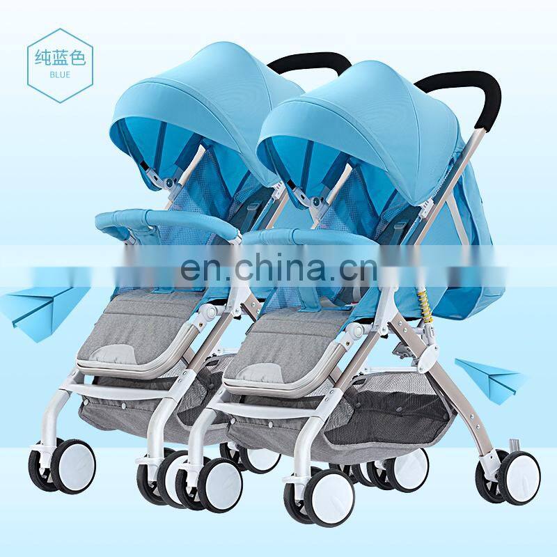 Twin baby stroller 3 in 1 China manufacture