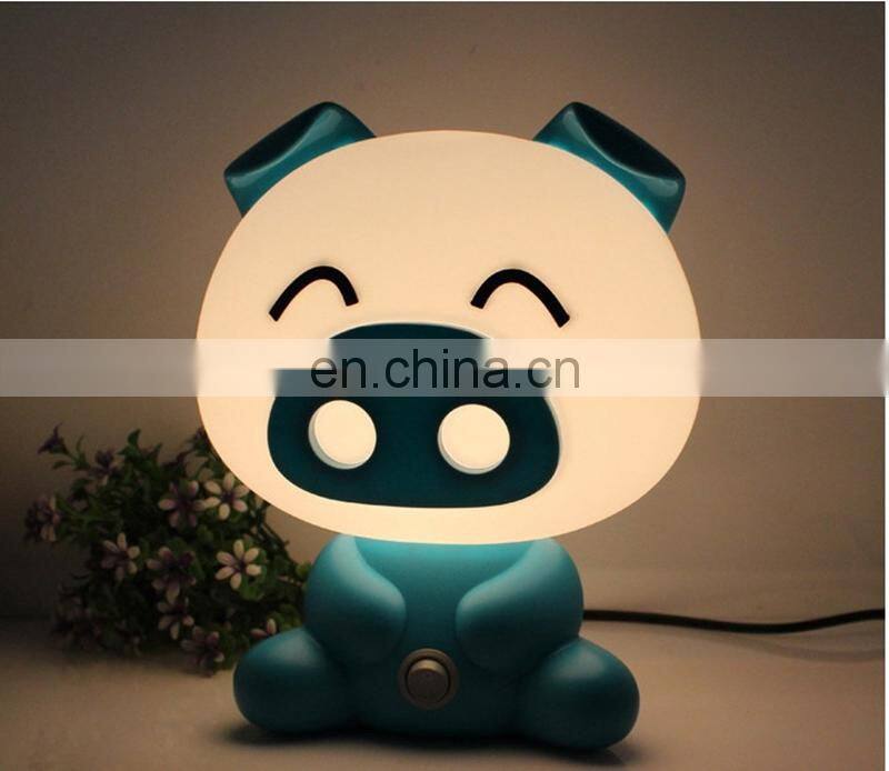 Eonkoo baby kids bedroom led cartoon animal desk table lamp