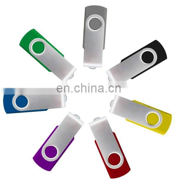 Hot selling 16GB 32GB Swivel USB Flash Drive Custom Logo twister USB