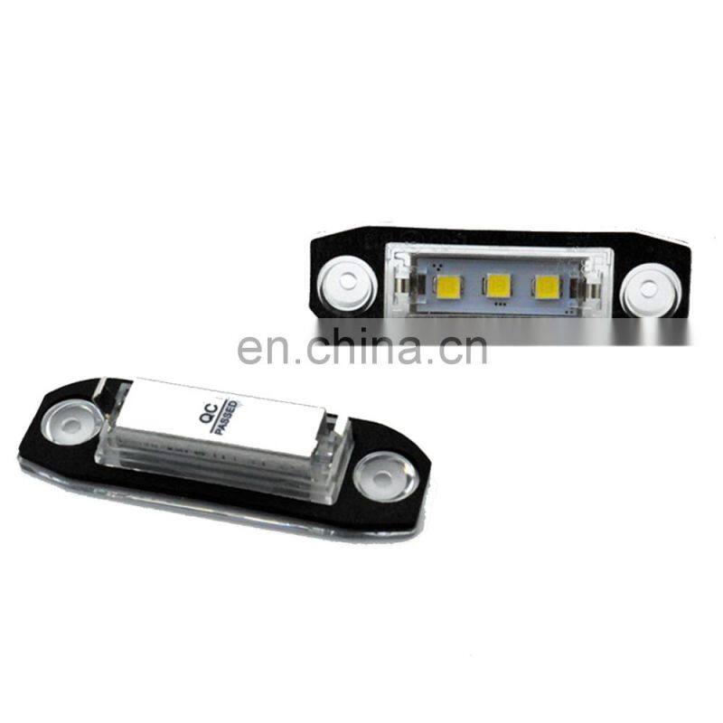 Carest 2Pcs Canbus LED License Plate Light for Volvo S80 XC90 S40 V60 XC60 S60 C70 V50 XC70 V70 White Car-Styling Number Lamp
