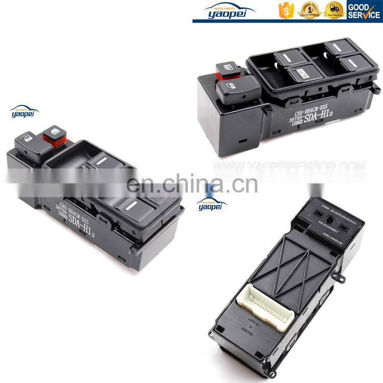 New Black Electric Master Driver Power Window Switch Bezel Control 35750-SDA-H12 For Honda Accord 4 Door 2003-2005 2006 2007