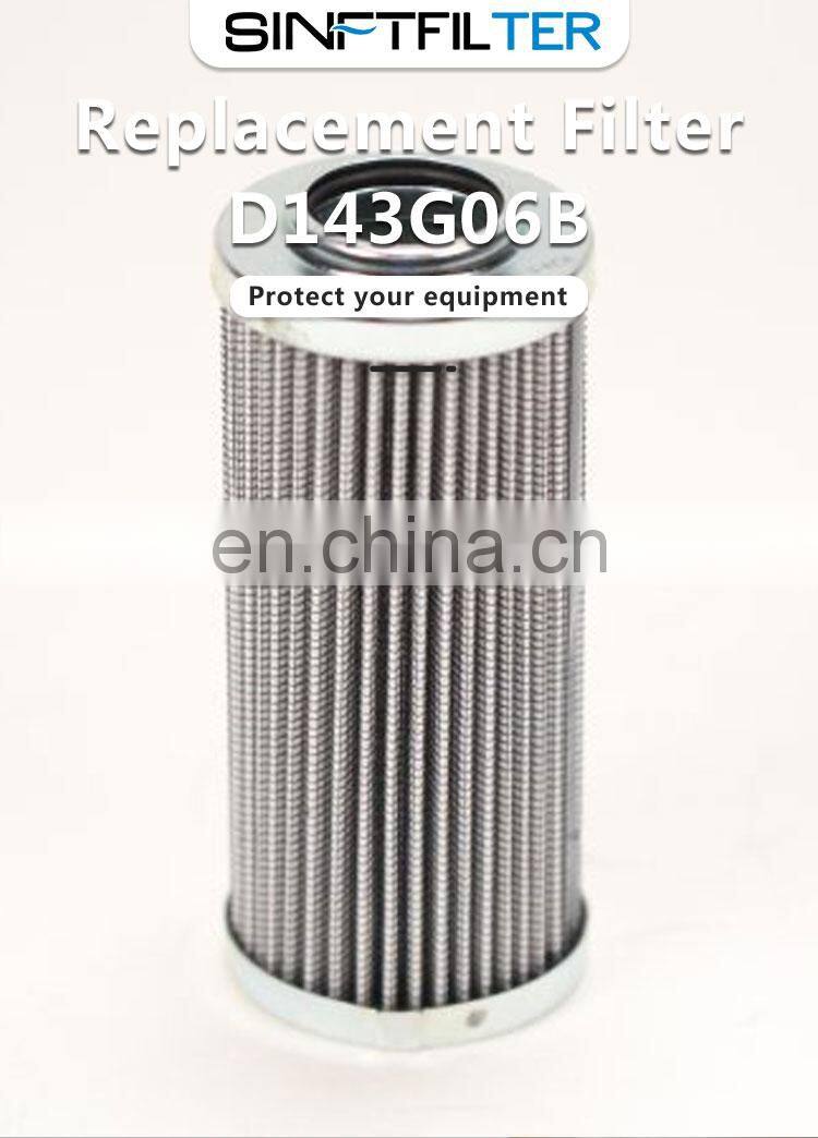 Replacement excavator hydraulic round filter cylinderD143G10B