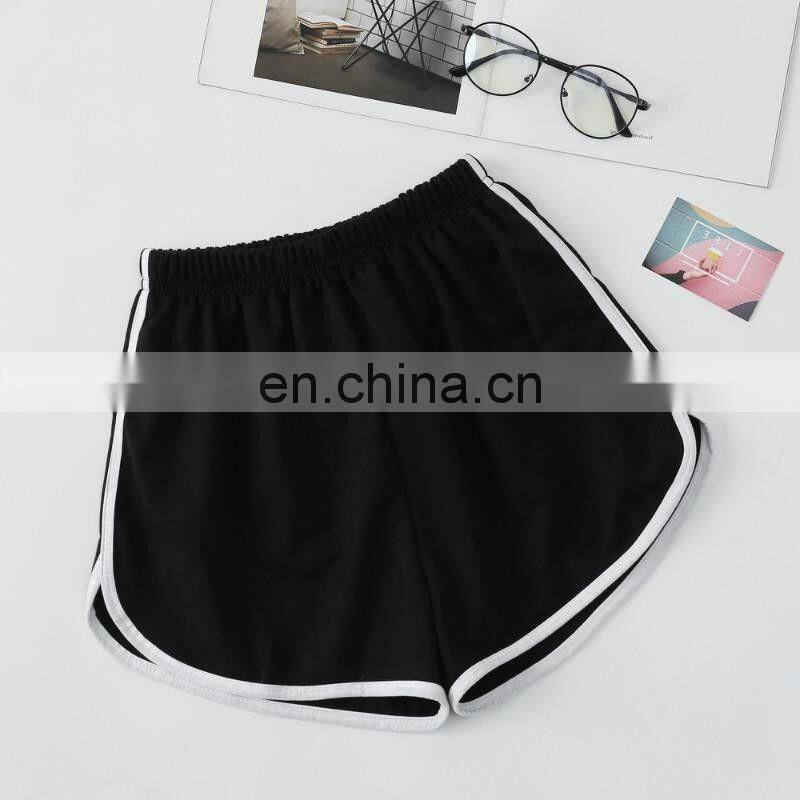 Manufacturers wholesale custom casual sports shorts women loose casual running pants all-match bottoming wide-leg pants