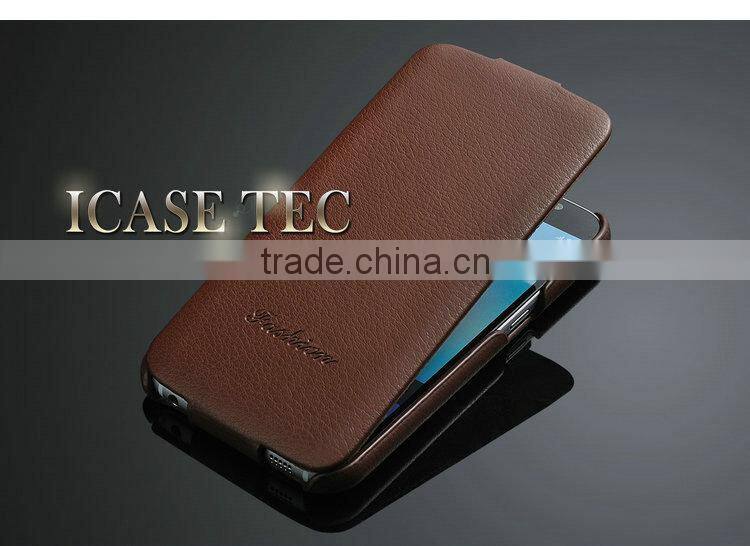 Genuine Leather Case for samsung galaxy S6, newest arrival Flip case for samsung galaxy S6