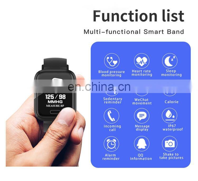 SANDA P30 Custom message reminder heart rate monitor oem android smart watch for ladies