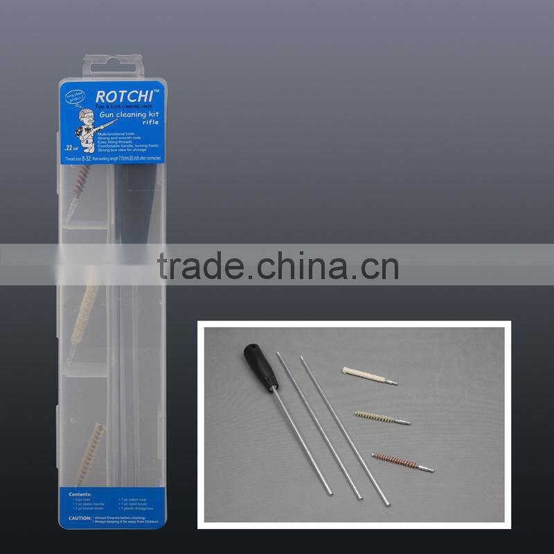 Shotgun cleaning kit with aluminum rod, cleaning kit for shotgun,shotgun cleaning sets