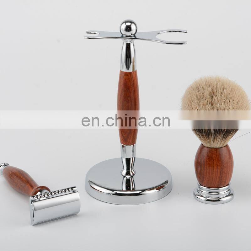 Wet Shaving Beard Safety Razor Stand Set
