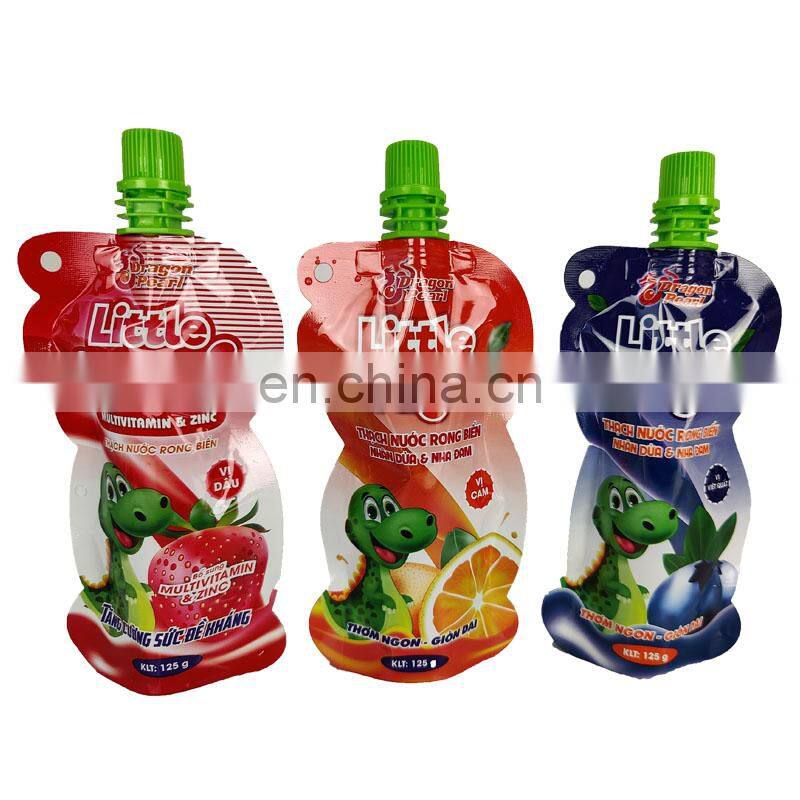 High quality custom design foil laminated liquid spout pouch for juice