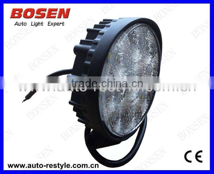 led truck light 27W led work light round the cheapest in market CE 1800LM