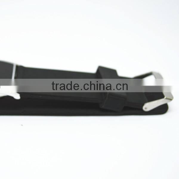 Cheap led watch 2014 made in China PU strap blue digital led lgith cheap led watch