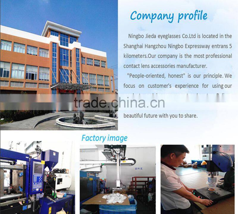 colorful big eye contact lens container