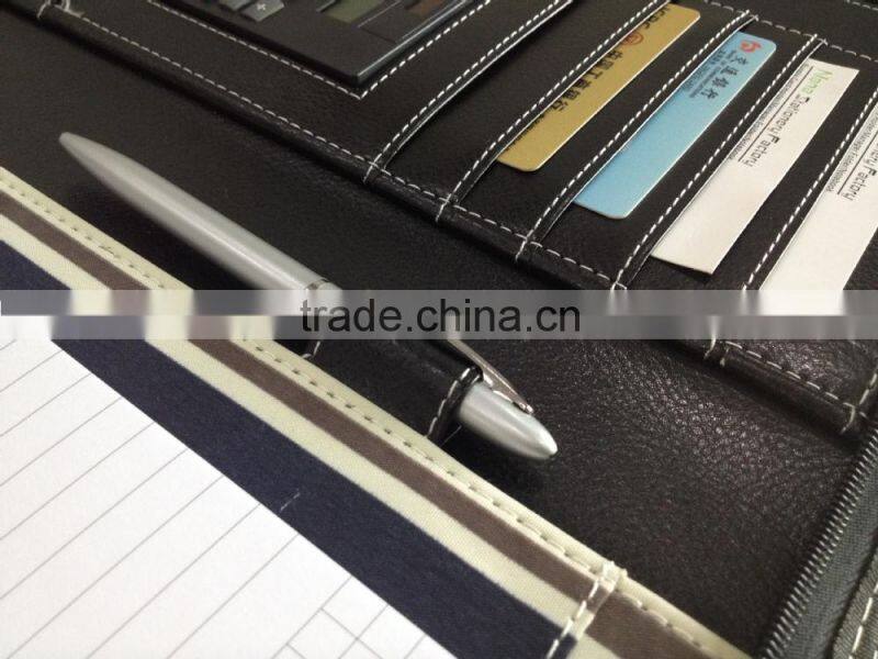 Promotional pu leather meeting folder, conference folder NS-JLJ0010