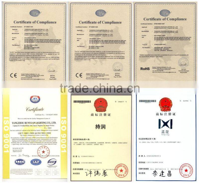 Color customized LED luminaires street light with Aluminum Alloy die-casting molding street lamp