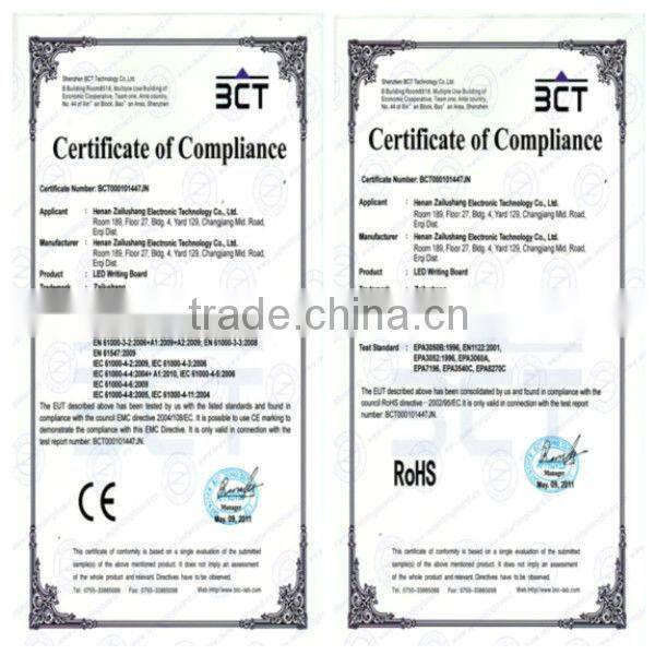 small carved LED ad board