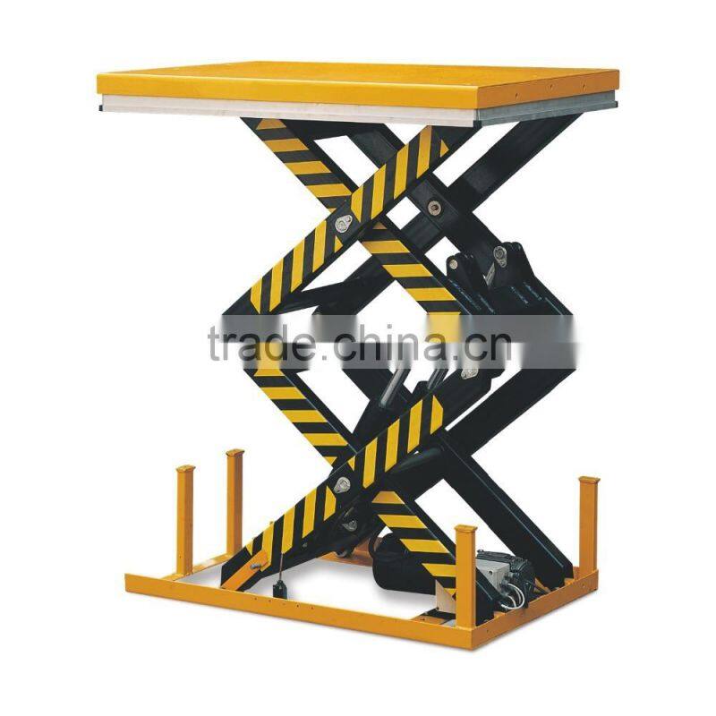 CE certification lifting height Stationary hydraulic scissor lift table SSL1-4.3