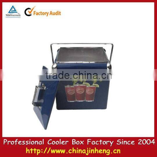 outdoor metal beer carry cooler