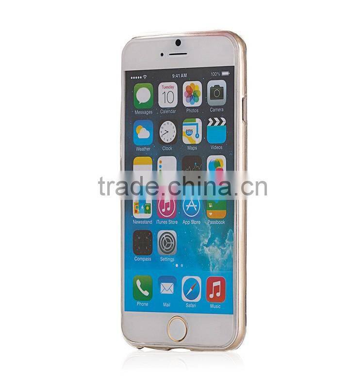 Factory Price Colorful Printing Clear Bumper TPU Back Phone Case Cover For iPhone 6/s