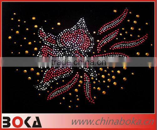 Crown Iron on rhinestone transfer motif for skirts