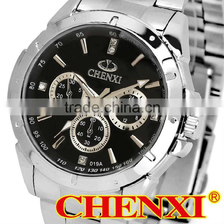Guangzhou famous watch brand Curren similar stainless steel watch for OEM and wholesale 019AMS