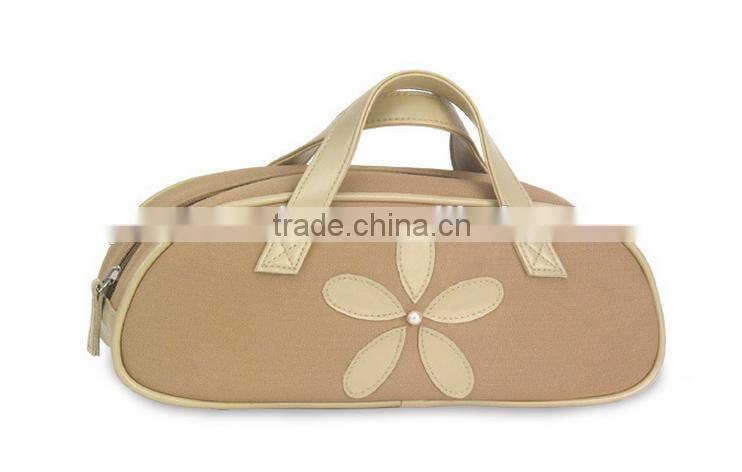 Autumn and winter oval oxford cosmetic bag korea big simple new style handbag