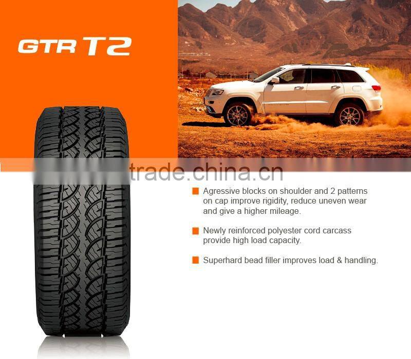 Most popular tire pattern GTR T2 radial light truck tire