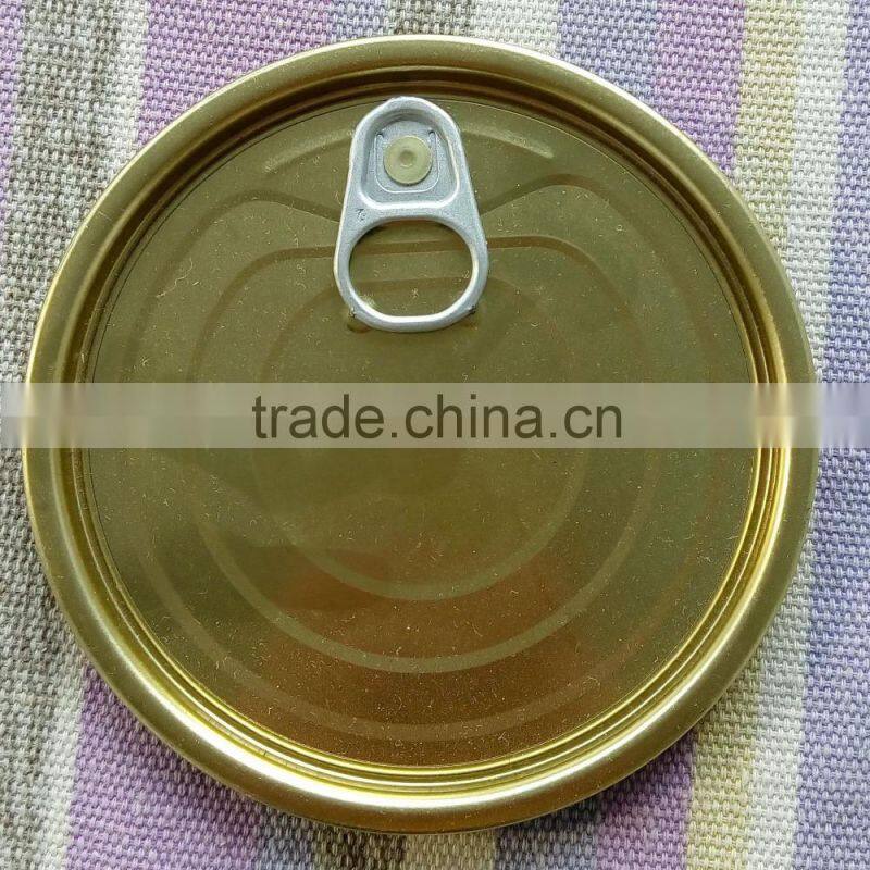 Silver Easy Open End,Tin Can End,Open End with Ring,Beverage Can Lid