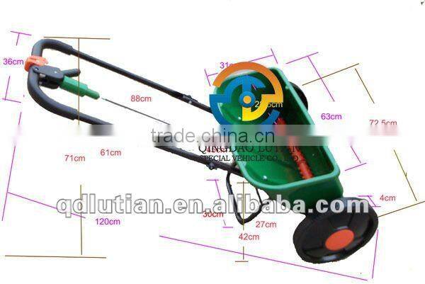 garden spreader, plastic spreader, spreader and cutter