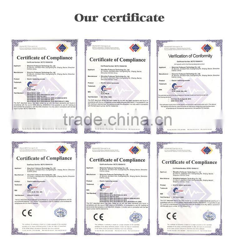 Bluetooth Music LED Lighting 2 Wheel Self Balancing Vehicle for Kids