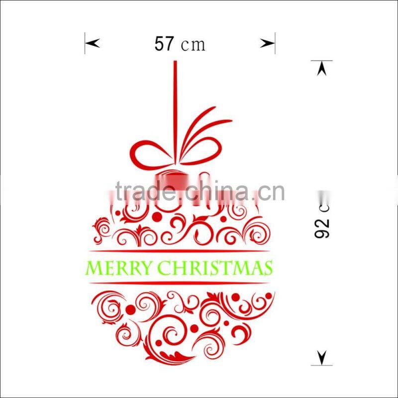 ALFOREVER Red vinyl quote christmas decals,vinyl christmas sticker