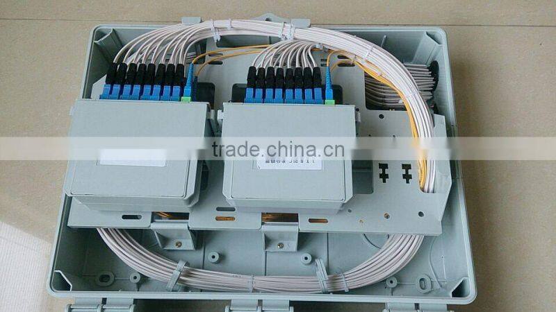 8 cores fiber optic splicing box