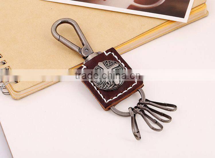 2015 Hot Sale Fashion Punk Style Keychain Shoe Shape Pendant Leather Keychain