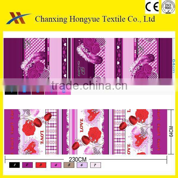 make to order 100polyester pigment printed brushed microfiber fabric for home textile woven technics 220-280cm width