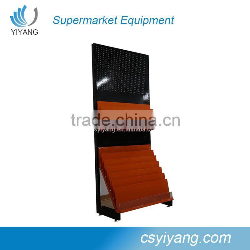 metal magazine display shelf