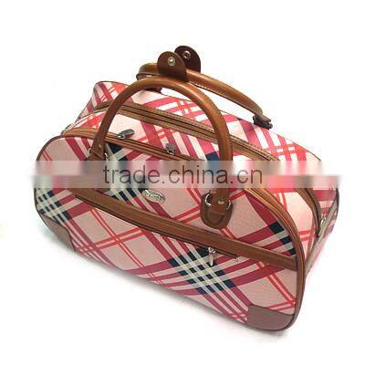 High Quality Leisure Sports PU Wholesale Leather Travel Bag Foldable