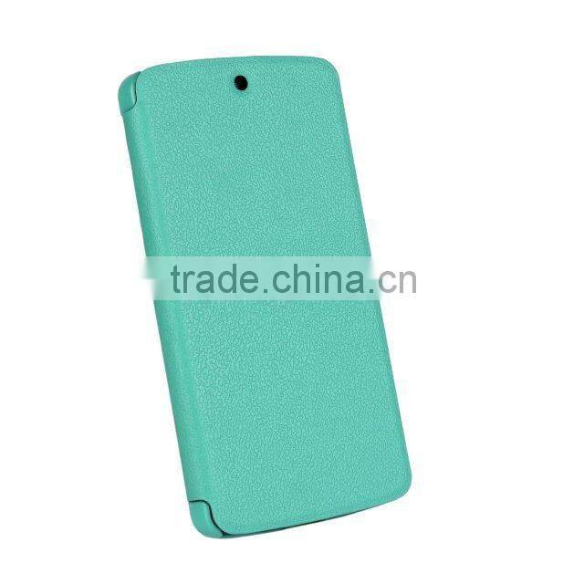 High quality Ultra thin Leather Flip Case Cover Pouch for Mobile Phone LG Nexus 5