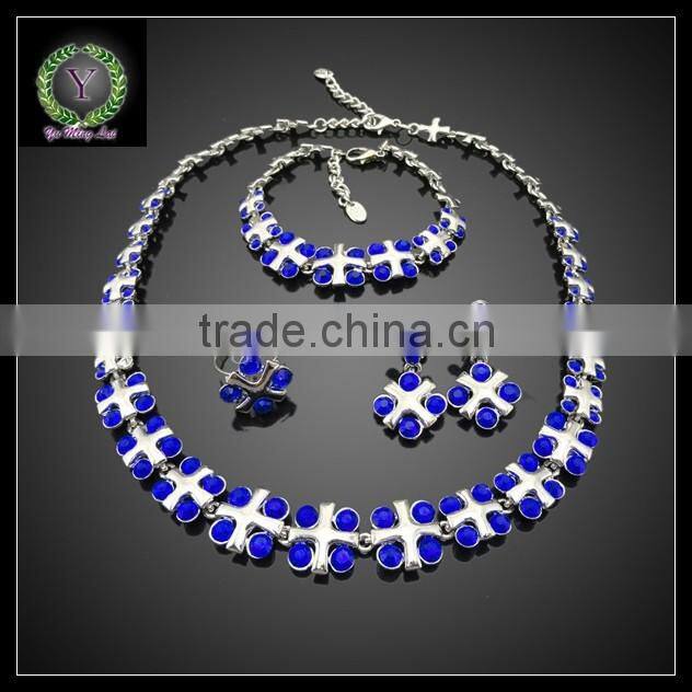 New Arrival 4pcs/set gold plated Jewelry set for woman in zinc alloy jewelry set BHK654
