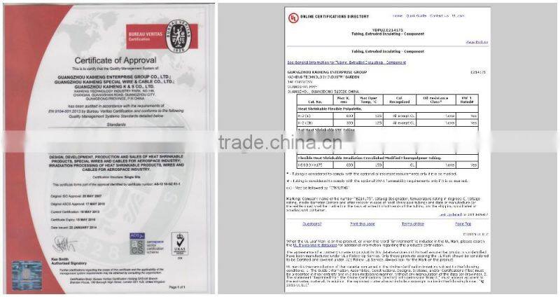 PVC material electrical shirnk heat PVC tube for wholesale