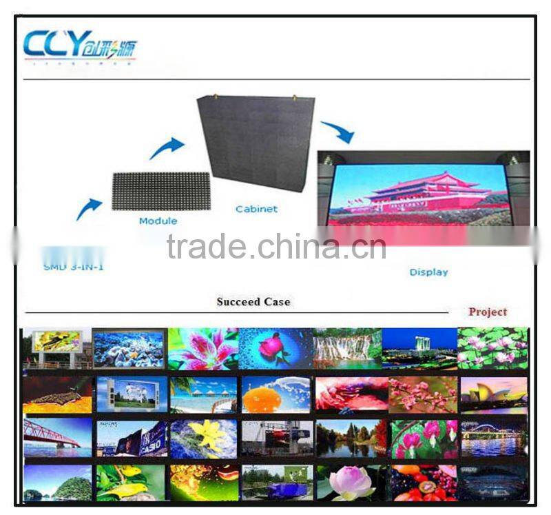 CCY Outdoor full color curve mobile led display