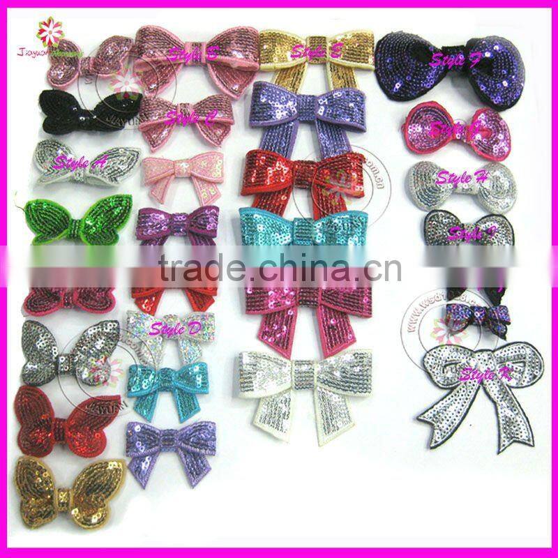 Large Sequin bow Appliques