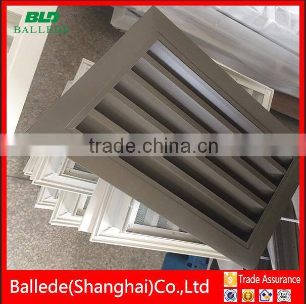 prefabricated easy install industrial aluminum louver