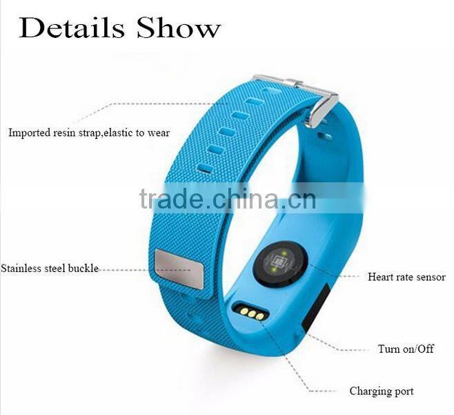 Wristband Smart Bracelet Bluetooth 4.0 Fitness Activity Tracker Pulsera heart rate wireless sport band upgrade TW64