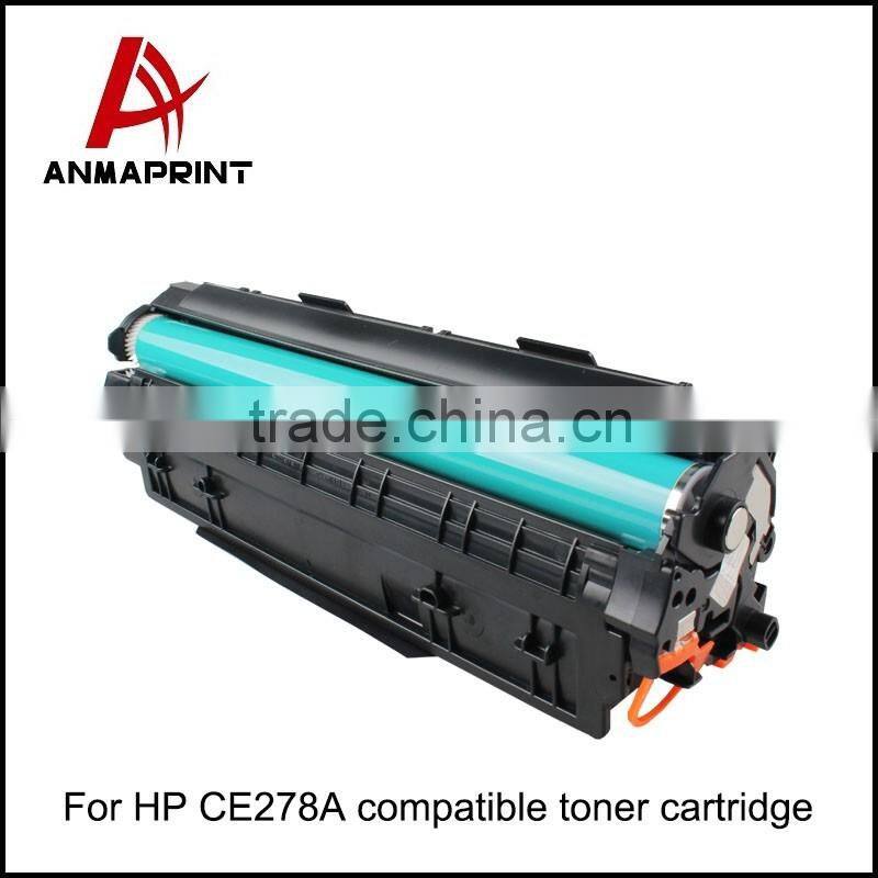 Wholesale 78A compatible toner cartridge CE278A use for HP laserPro P1560/1566/1600(USA)/1606/M1536dnf printers
