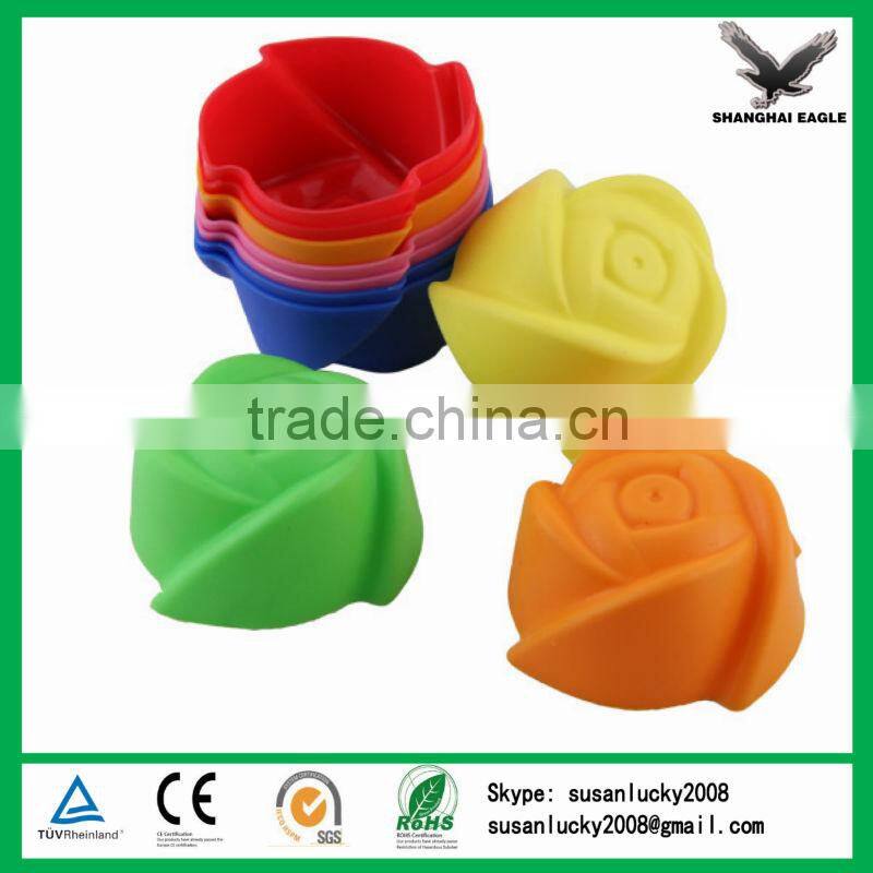 Silicone Rubber Cake Mold of Heart Shape