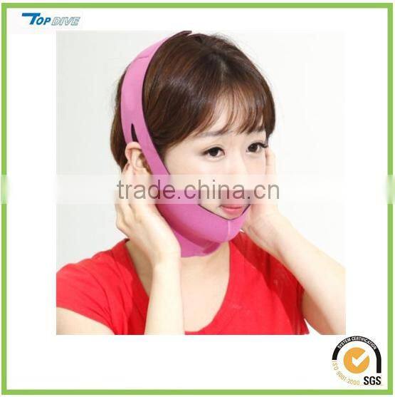 Adjustable neoprene face slimming belt