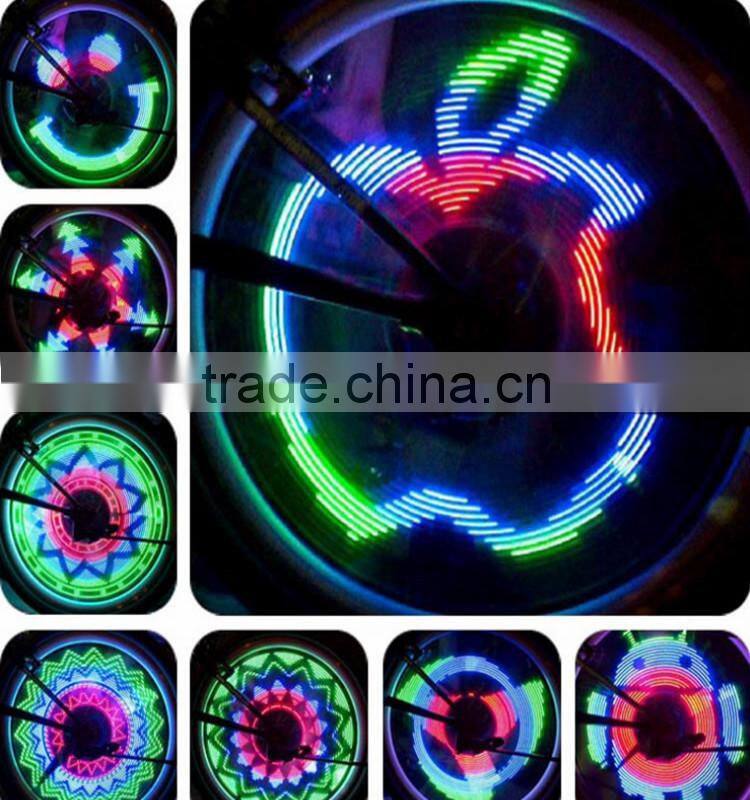 LED Programmable Wheel Light Fun Bicycle Lights