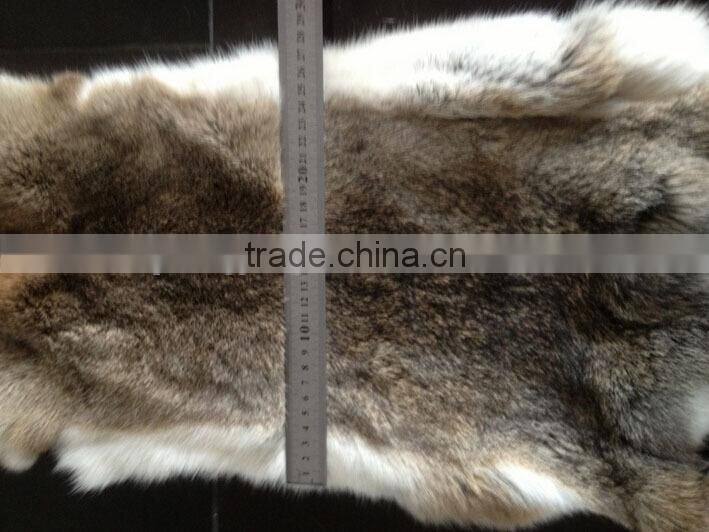 Factory direct supply Natural brown color Cheap Rabbit Skin